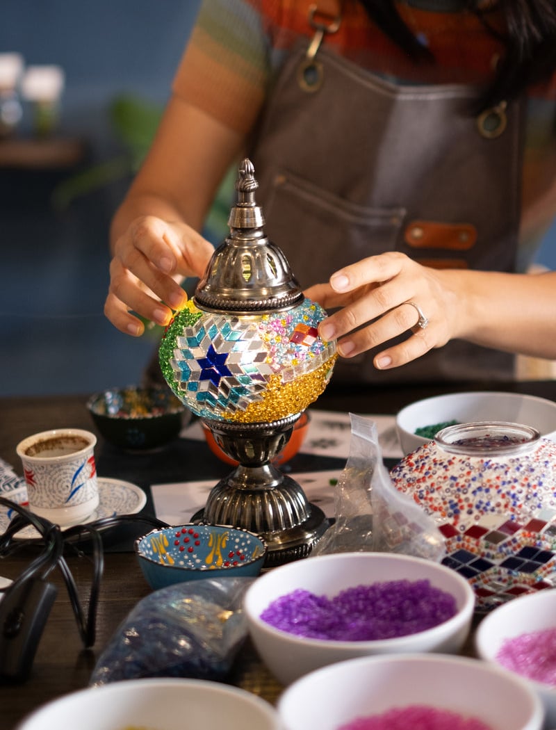 Turkish Mosaic Lamp Workshop 1