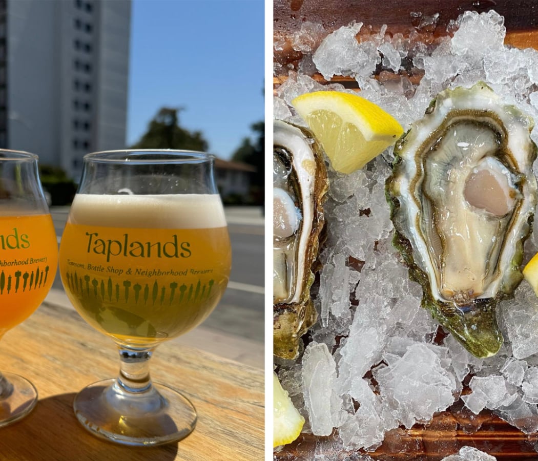 Fresh oysters paired with goses, saisons, farmhouse ales, and oyster stouts 1