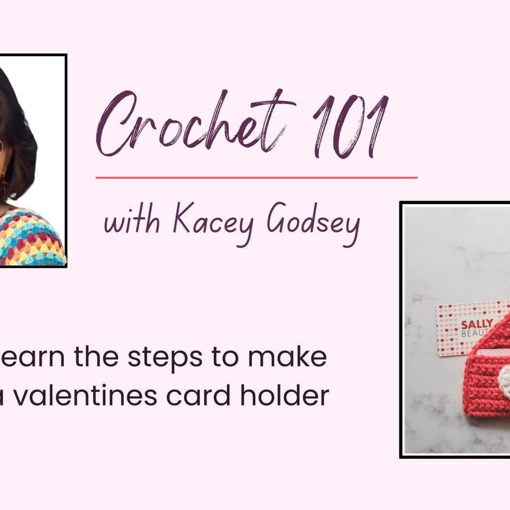 Crochet 101- Valentine's Day Card Holder 1