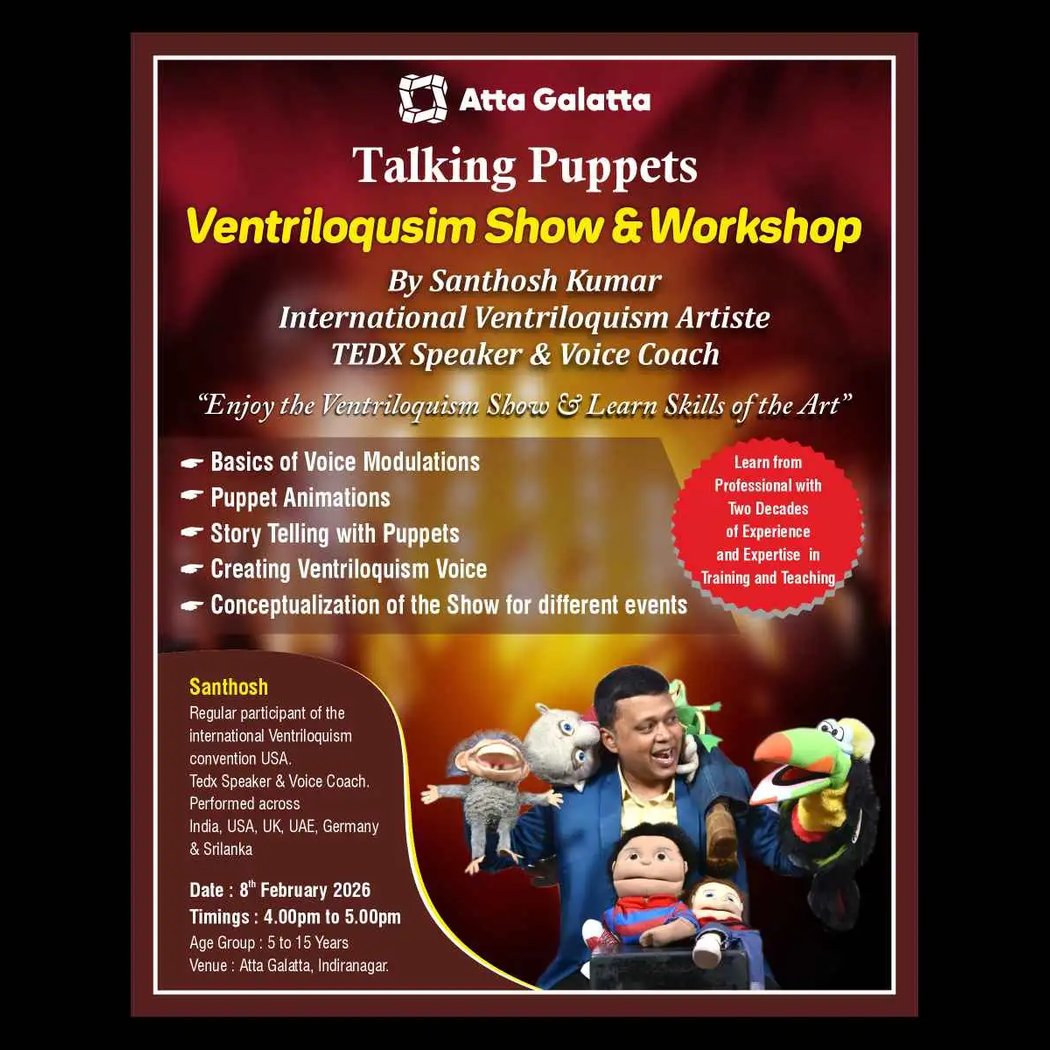 Ventriloquism Show & Workshop 1