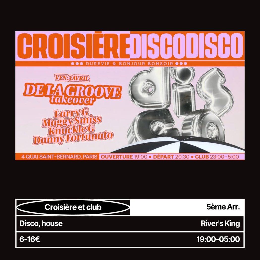 CROISIÈRE DISCO DISCO 1