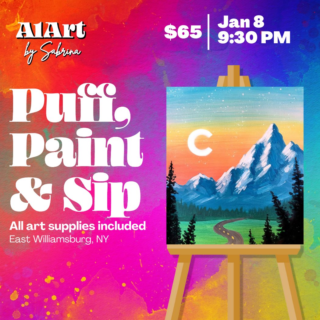 Puff, Paint and Sip Art Studio 1