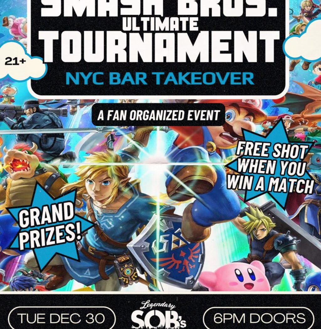 Smash Bros. Ultimate Tournament: NYC Bar Takeover 1