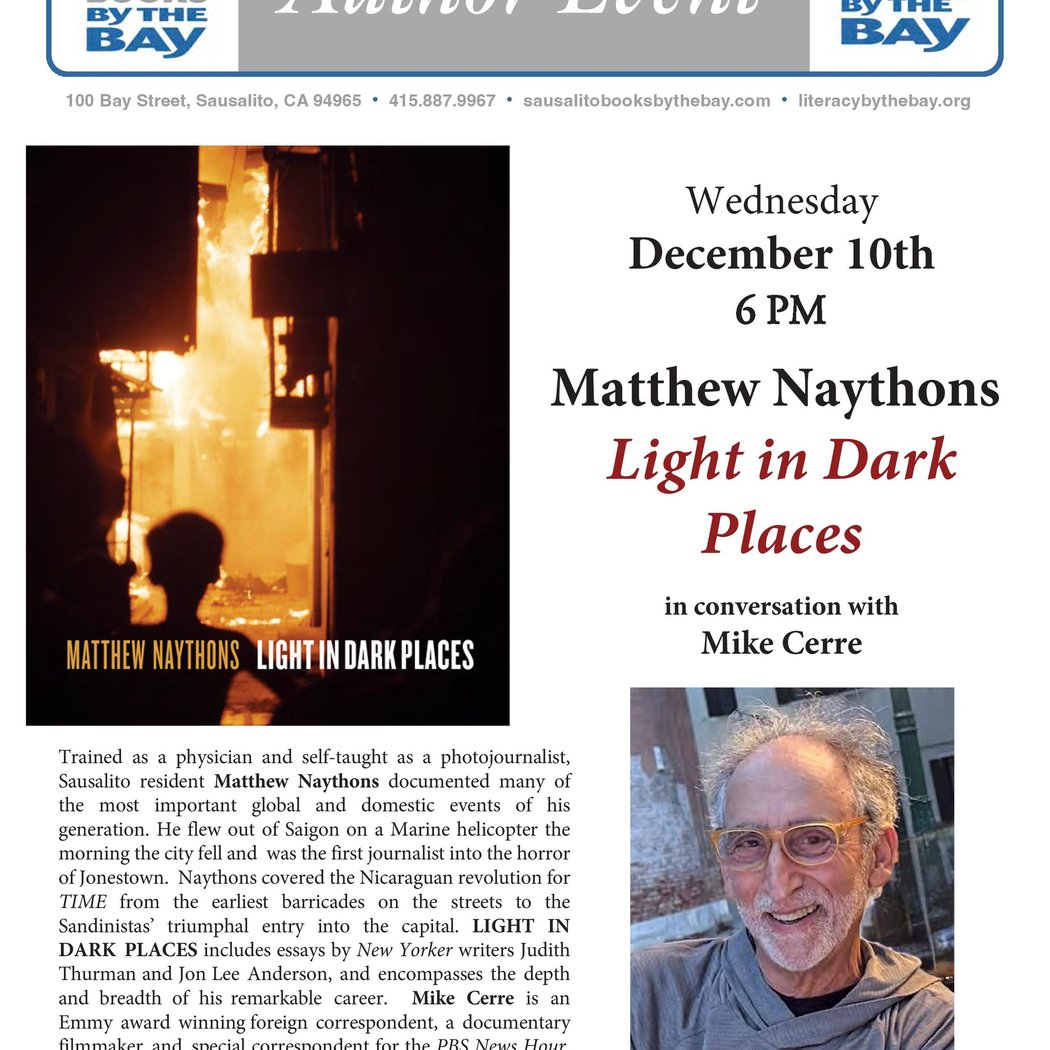 Author Event - Matthew Naythons - Light in Dark 1
