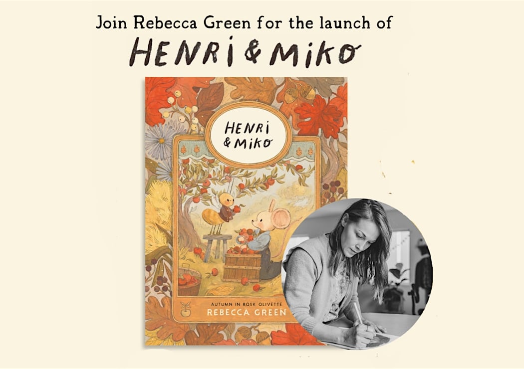 HENRI & MIKO: book launch with author REBECCA GREEN