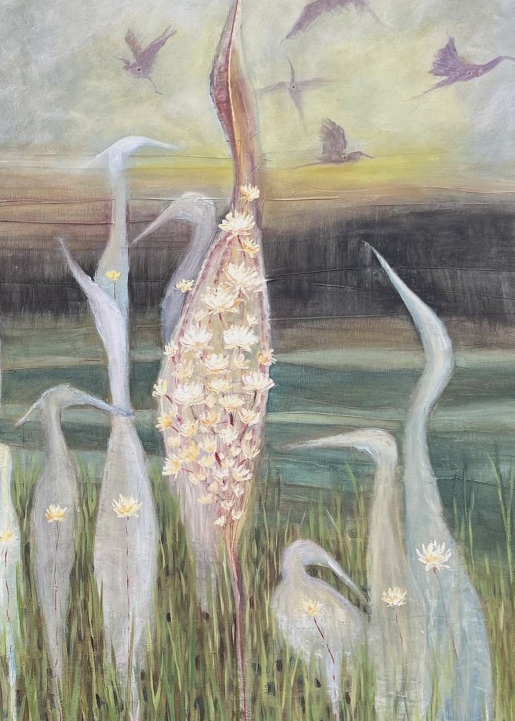 Linda Pasca's "Blue Umbrella" 1