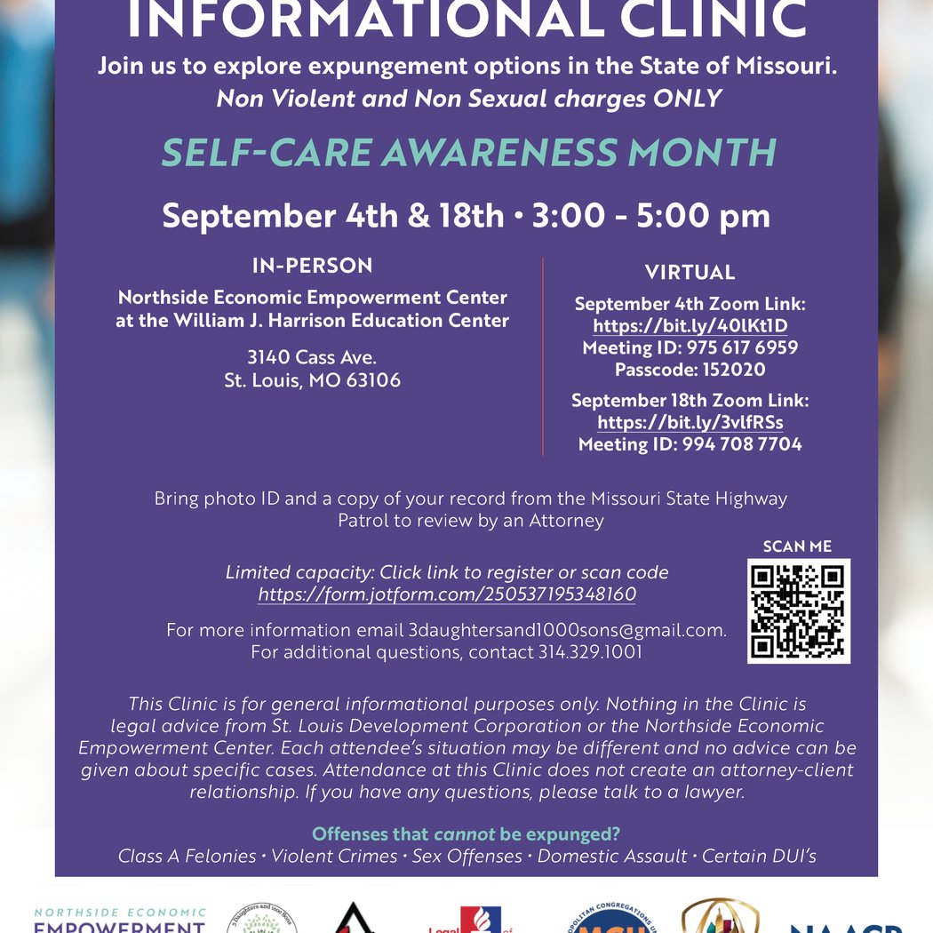 Expungement Information Clinic 1