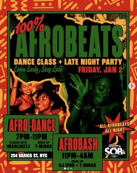 100% AFROBEATS: AFRO-DANCE + AFROBASH 1
