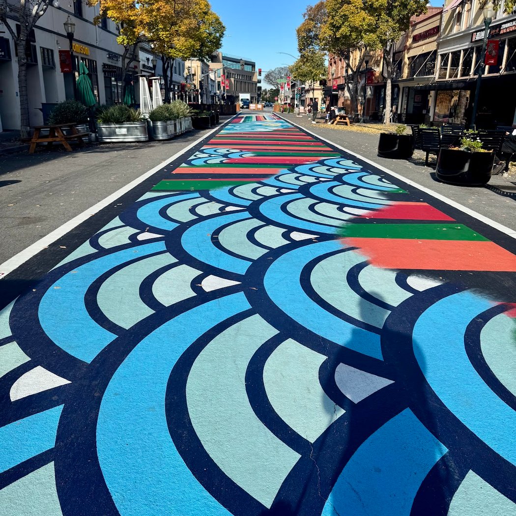 B Street Pedestrian Mall Mural 1