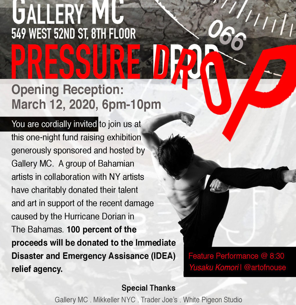 Pressure Drop – Benefit for the damage caused by Hurricane Dorian in The Bahamas 1