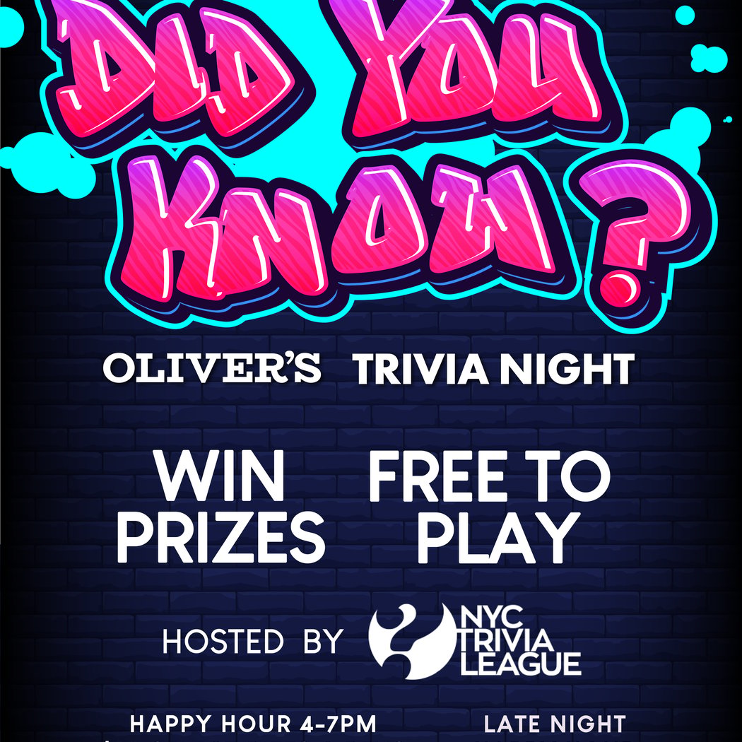 Trivia Night Mondays