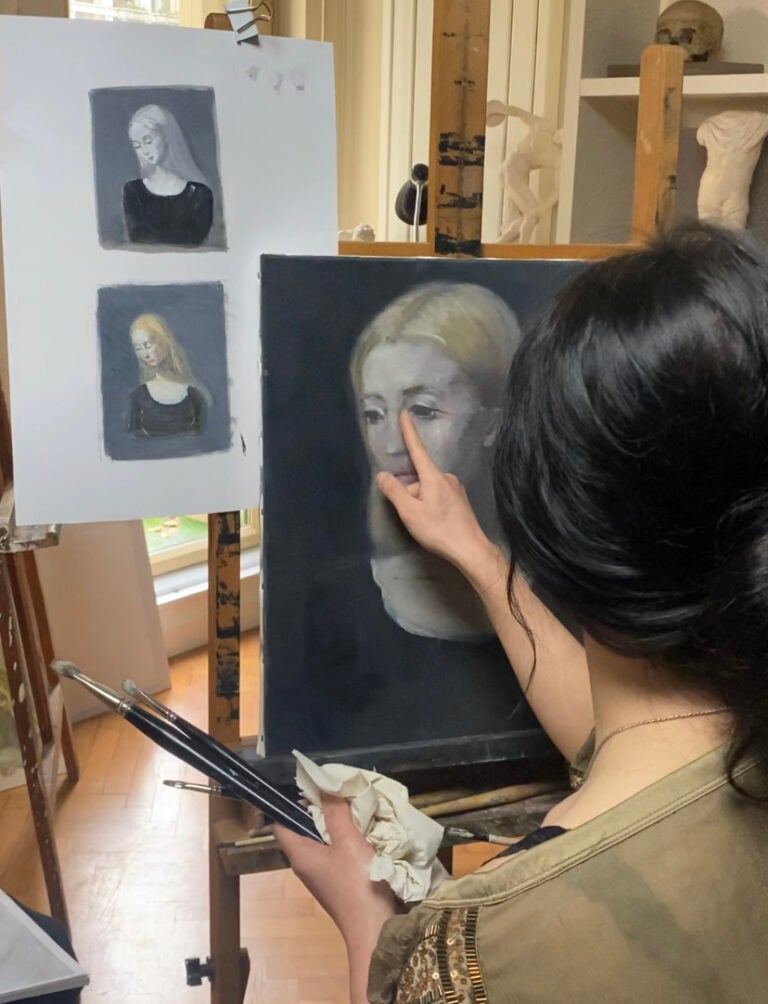 Stage de peinture de portrait avec modèle 2