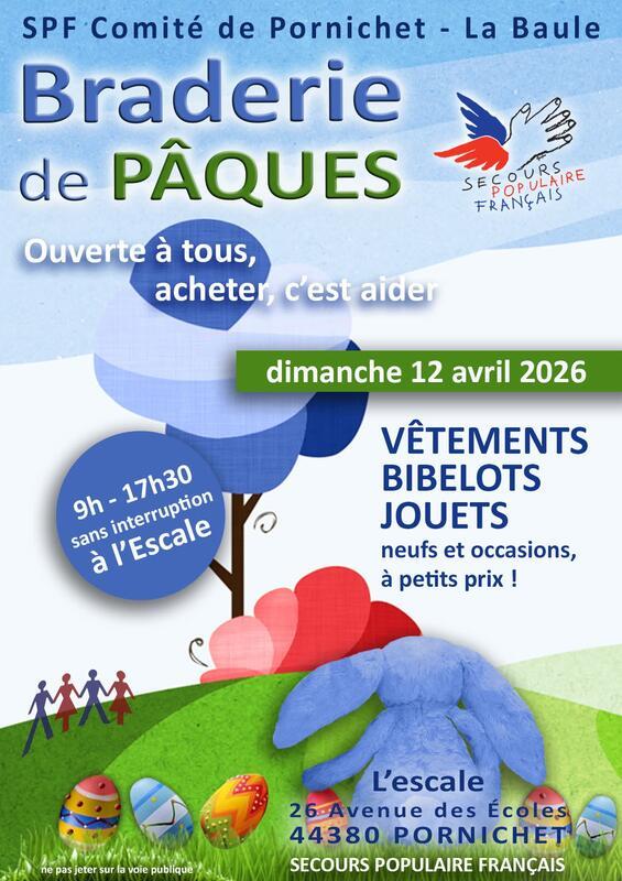 Braderie de Pâques Secours Populaire Français 1