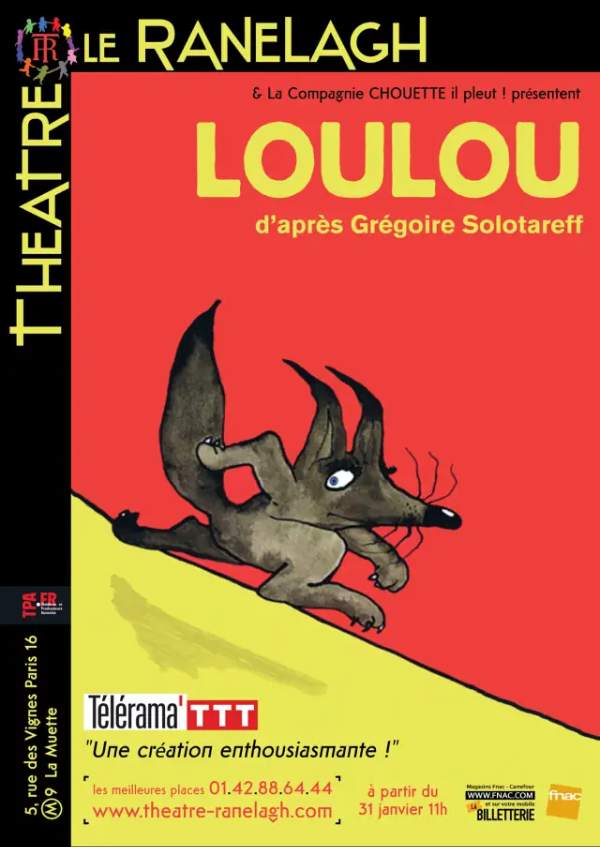 Loulou, spectacle de théâtre pour enfants 1