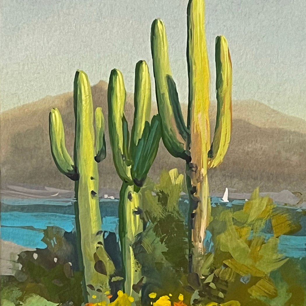 Landscape Painting in Gouache with Edward Sprafkin 2