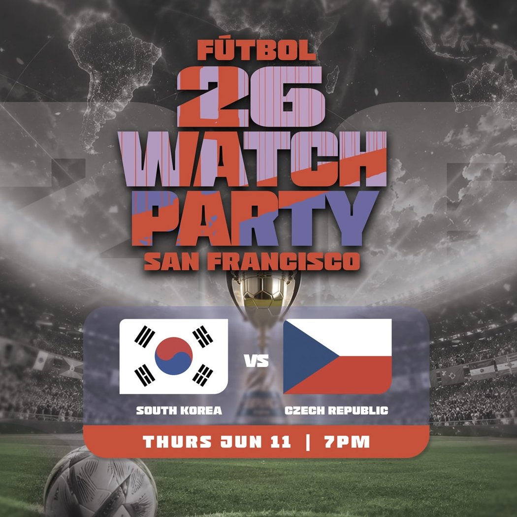 FUTBOL WATCH PARTY – South Korea vs. Czechia 1
