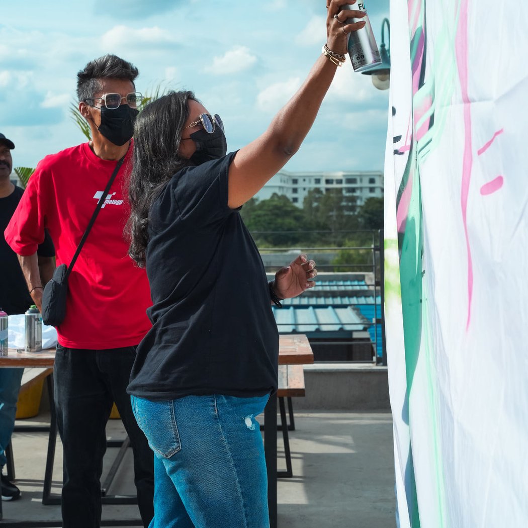 Hands-On Graffiti Making Experience 2