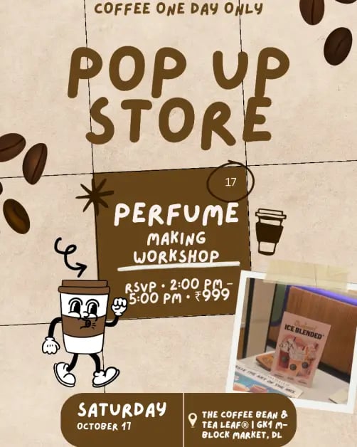 Pop -up & Perfume Making Workshop 2