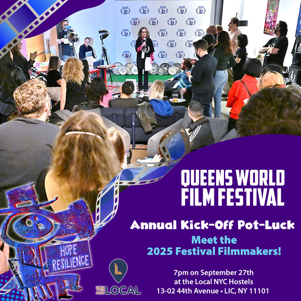 Queens World Film Festival 2025 Kick-Off Potluck Party 1