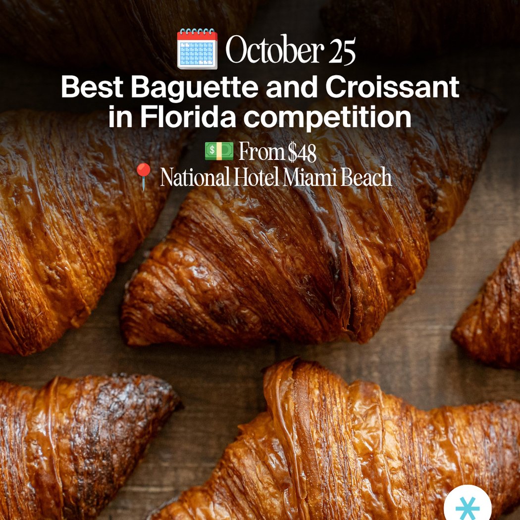 Best Baguette and Croissant in Florida competition