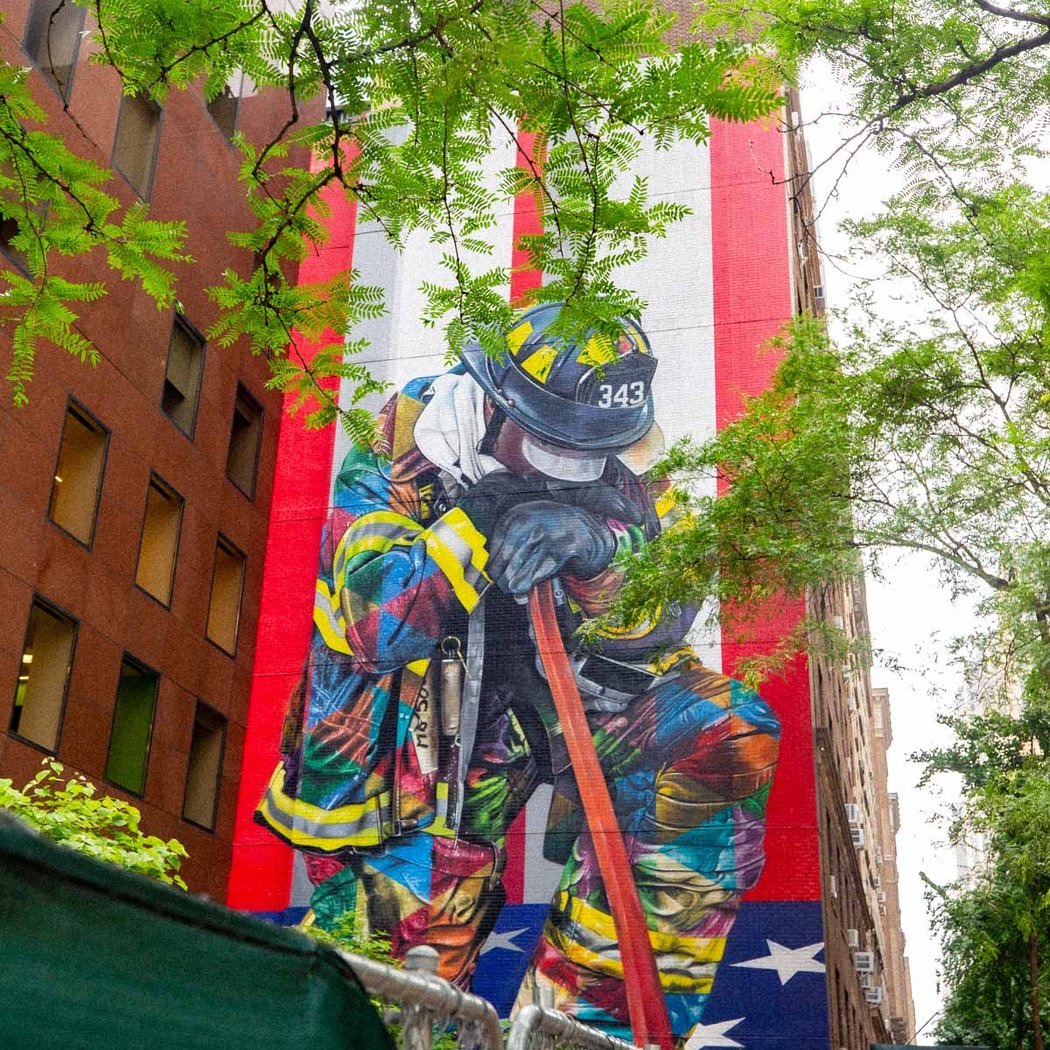 Kobra's Braves of 9/11 Mural 2
