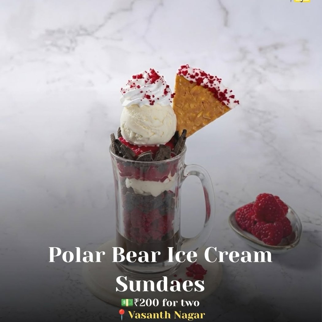 Polar Bear Ice Cream Sundaes - R T Nagar 1