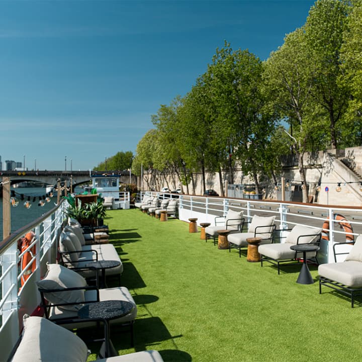 Trattoria en Seine à bord du Théo 1