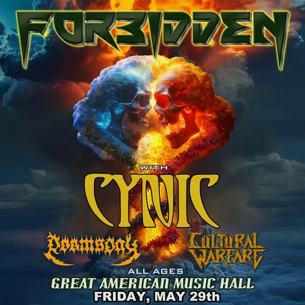 Forbidden with Cynic, Doomsday, Cultural Warefare 1