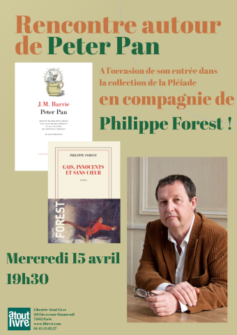 Rencontre autour de Peter Pan avec Philippe Forest 1