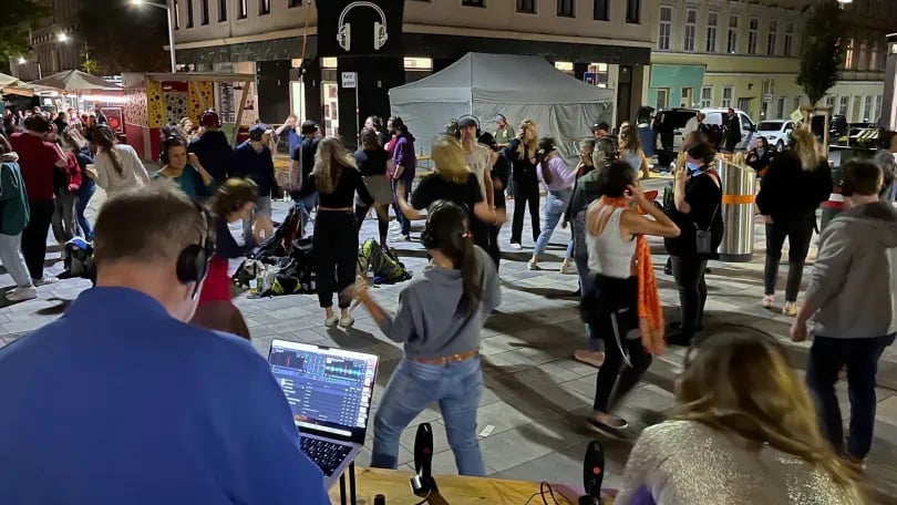 Silent Gehsteigdisco