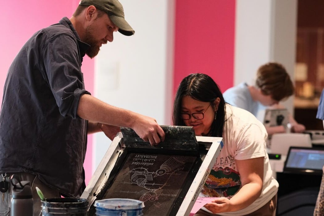Session 2: Print Demonstration and Exhibition Tour of American Sampler with Nicole Marroquin 1
