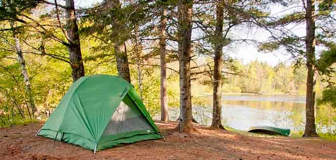 Camping at Camp Waub-O-Jeeg 1