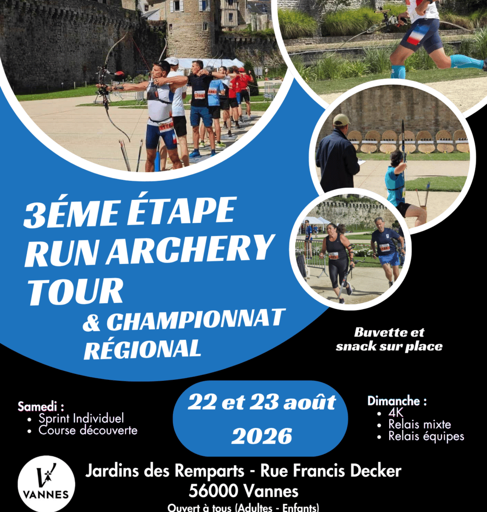 3ème Étape Run Archery Tour à Vannes 1