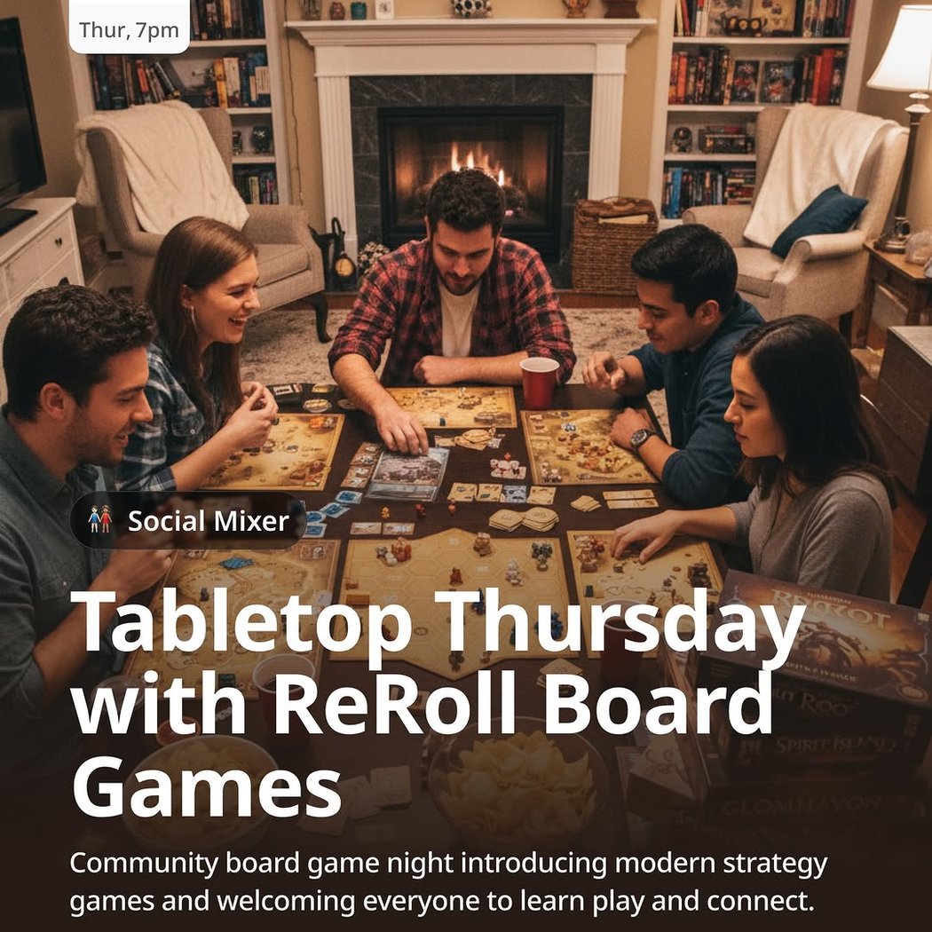Tabletop Thursday with ReRoll Board Games 1