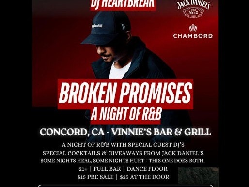 BROKEN PROMISES: A NIGHT OF R&B WITH DJ HEARTBREAK 1
