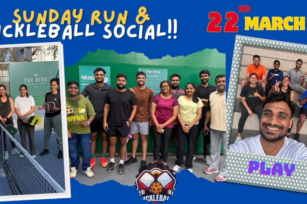 SUNDAY RUN & PICKLEBALL SOCIAL - 22nd MARCH 1