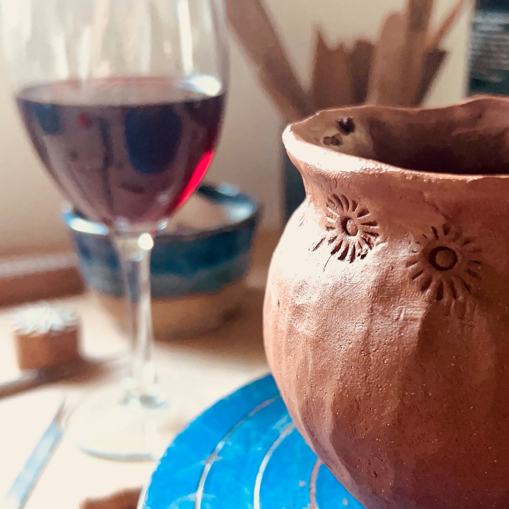 Pinch Pots and Pinot 1