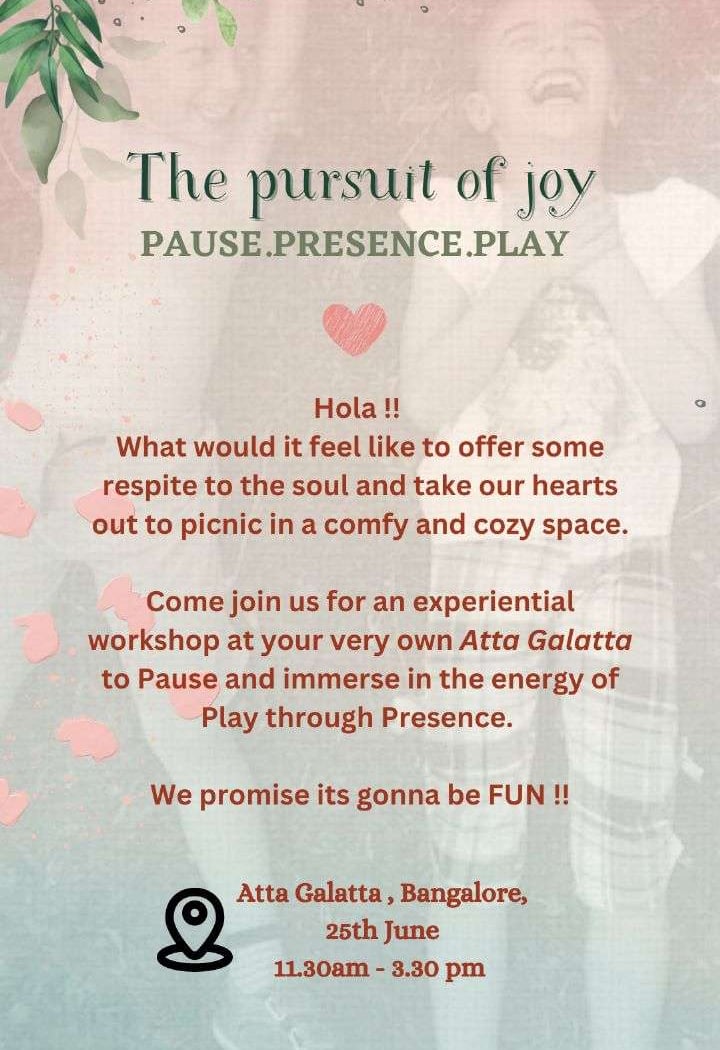 Pause and Play Workshop 1