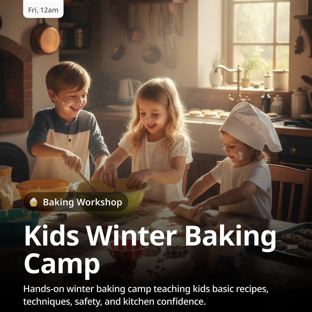 Kids Winter Baking Camp 1