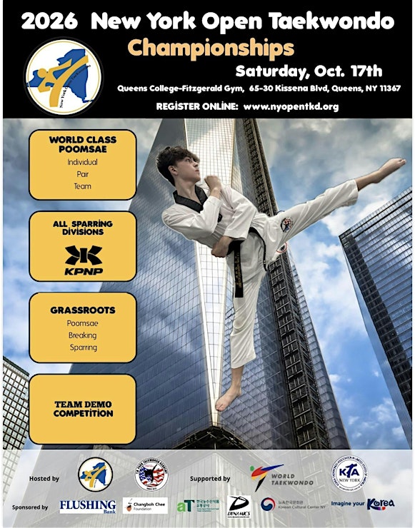2026 New York Open TaeKwonDo Championships/Korean Cultural Festival