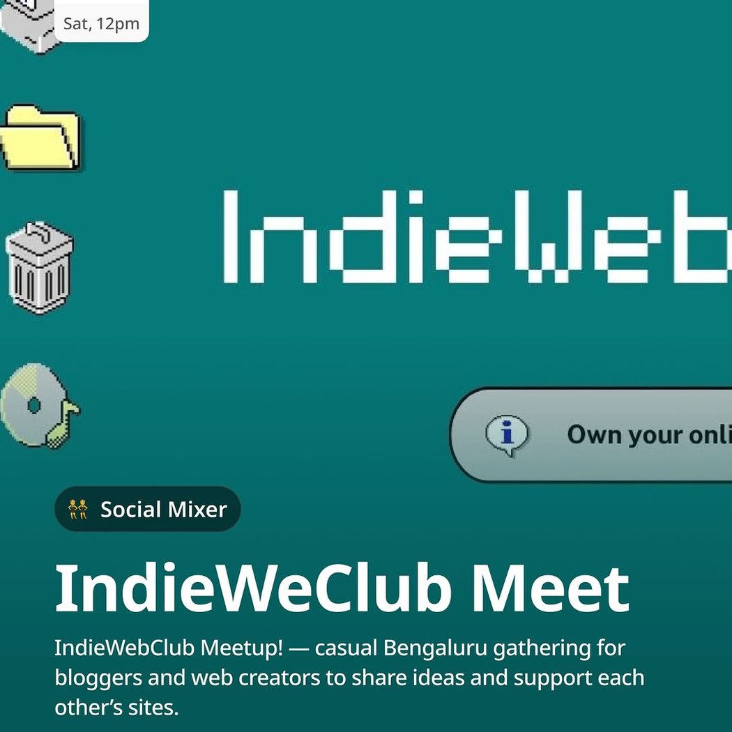 IndieWeClub Meet 1