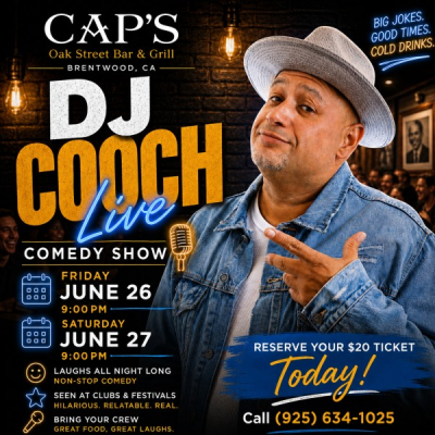 Cap's Comedy Night with DJ COOCH 1
