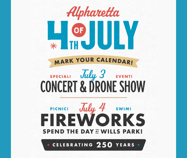 Alpharetta’s 3rd of July Concert and Drone Show 1