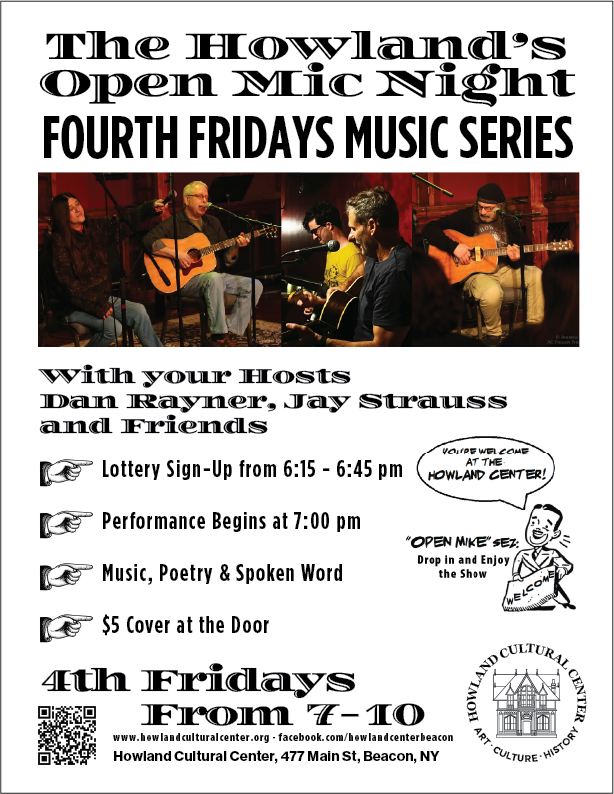Howland Open Mic Night Fourth Friday Music Series 1