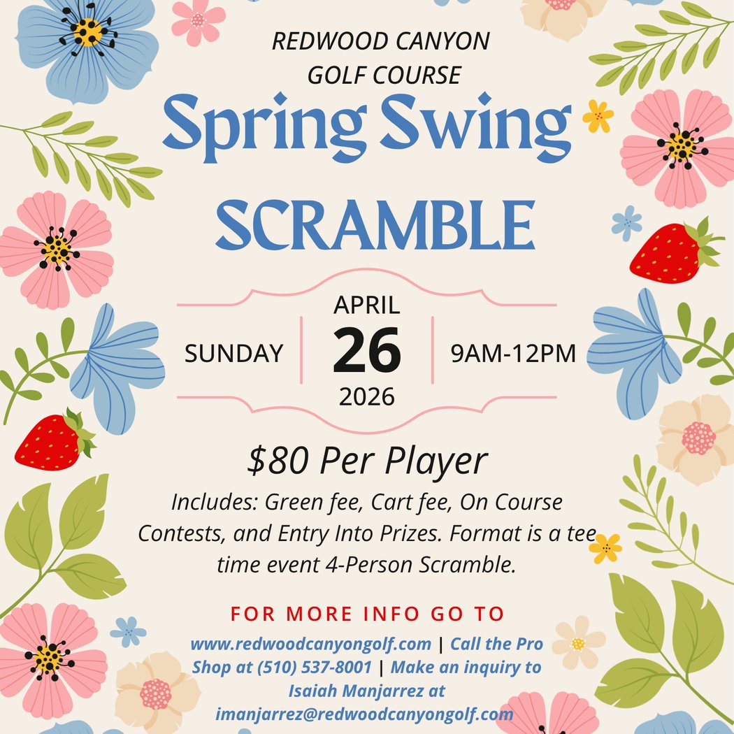 Spring Swing Scramble Golf Tournament 1