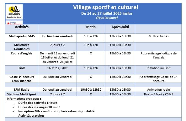 Village Sportif et Culturel 1