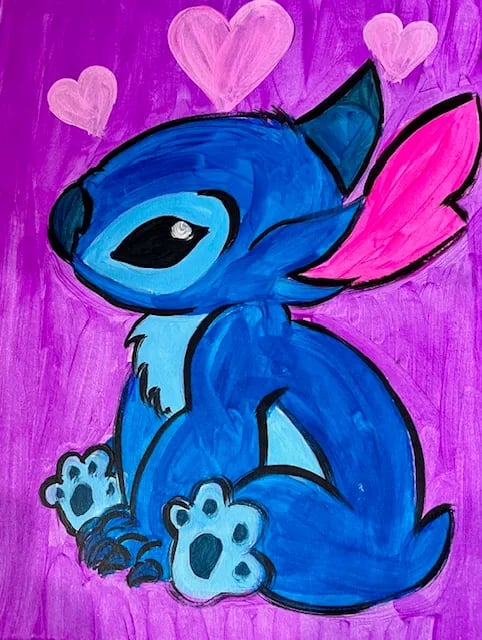 Stitch Love - Kids Painting pARTy 1