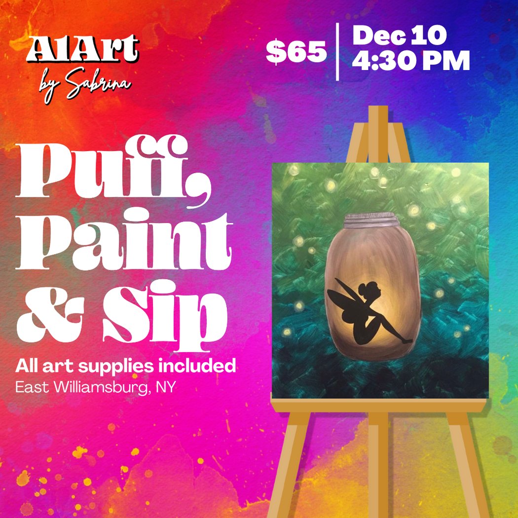 Puff, Paint and Sip Art Studio 1