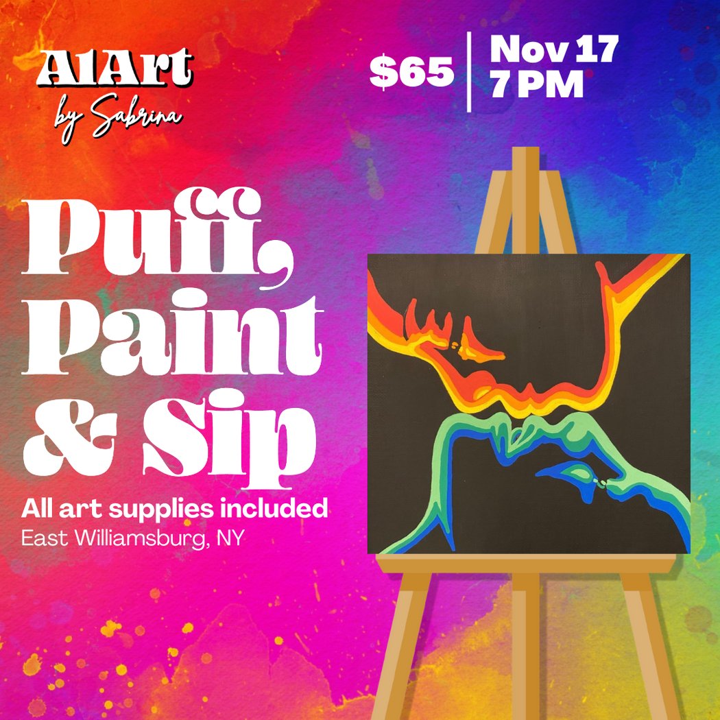 Puff, Paint and Sip Art Studio 1