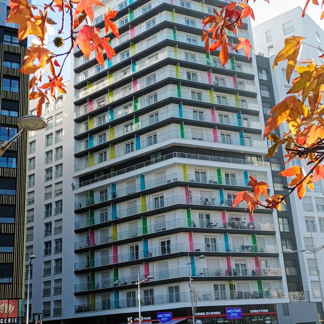 Immeuble coloré de Bagnolet 1